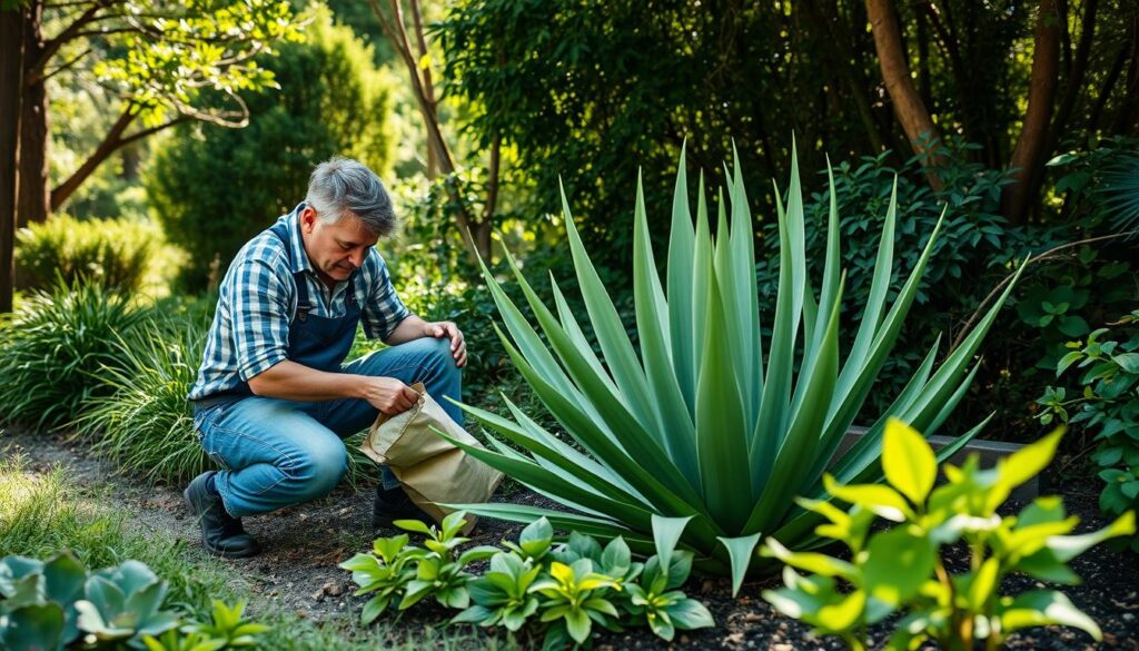 Fertilizing yucca plants