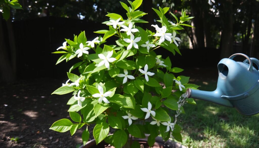 Jasmine plant watering