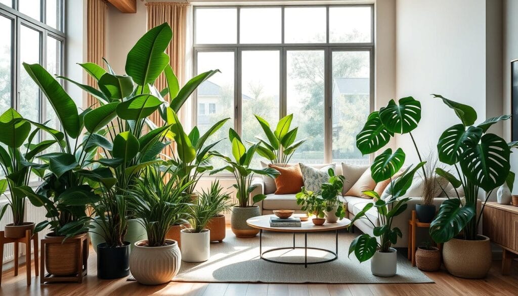 Large indoor plant pots