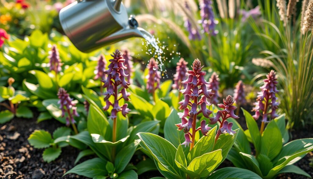 Obedient plant watering