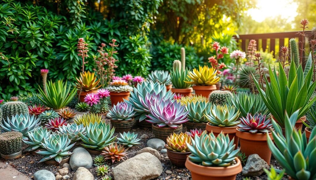 Outdoor Succulent Garden