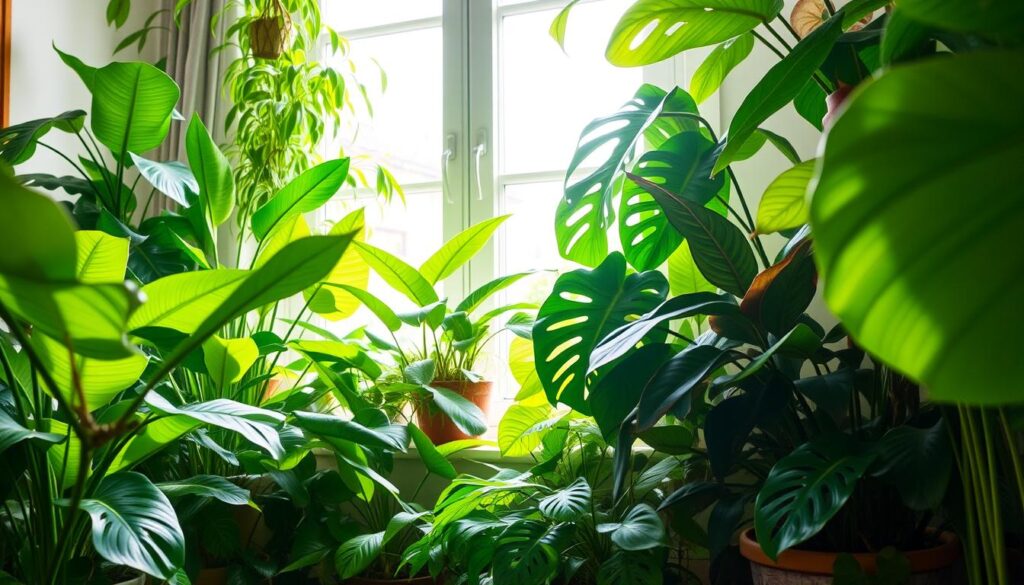 Tropical houseplants