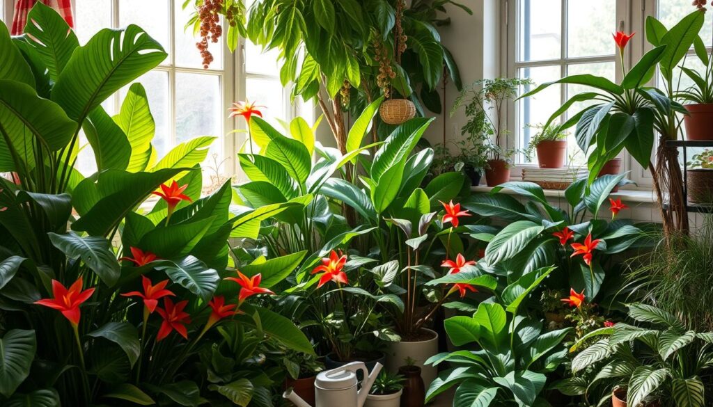 Tropical plant care