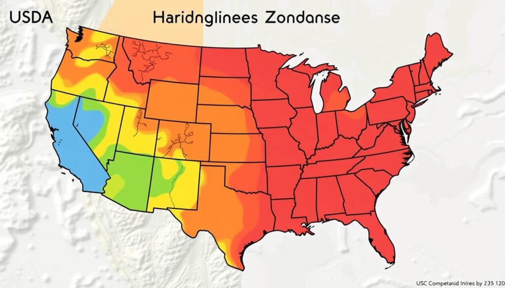 USDA Hardiness Zone Map