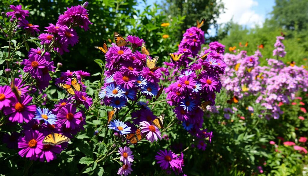 butterfly bushes