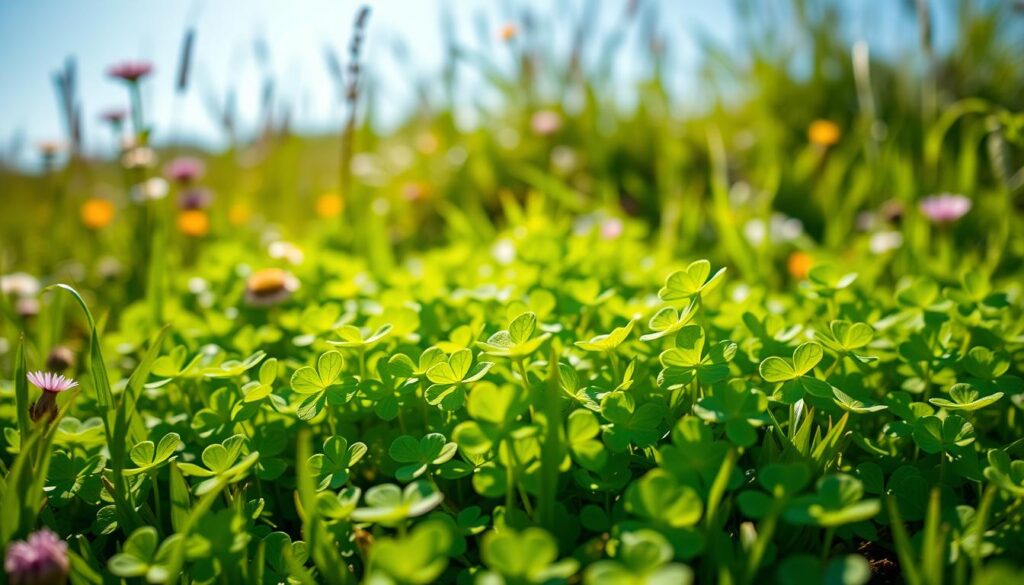 four leaf clover plant