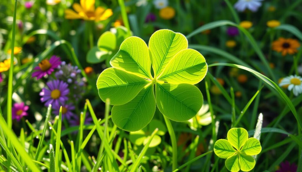 four leaf clover plant