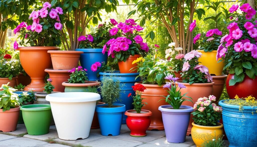 garden pots