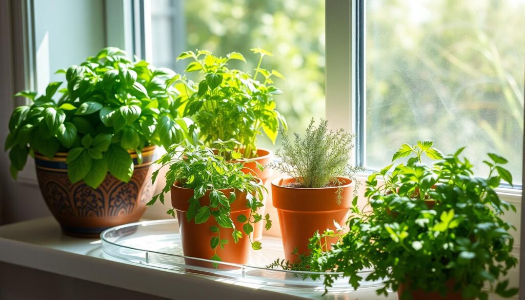 indoor herb garden