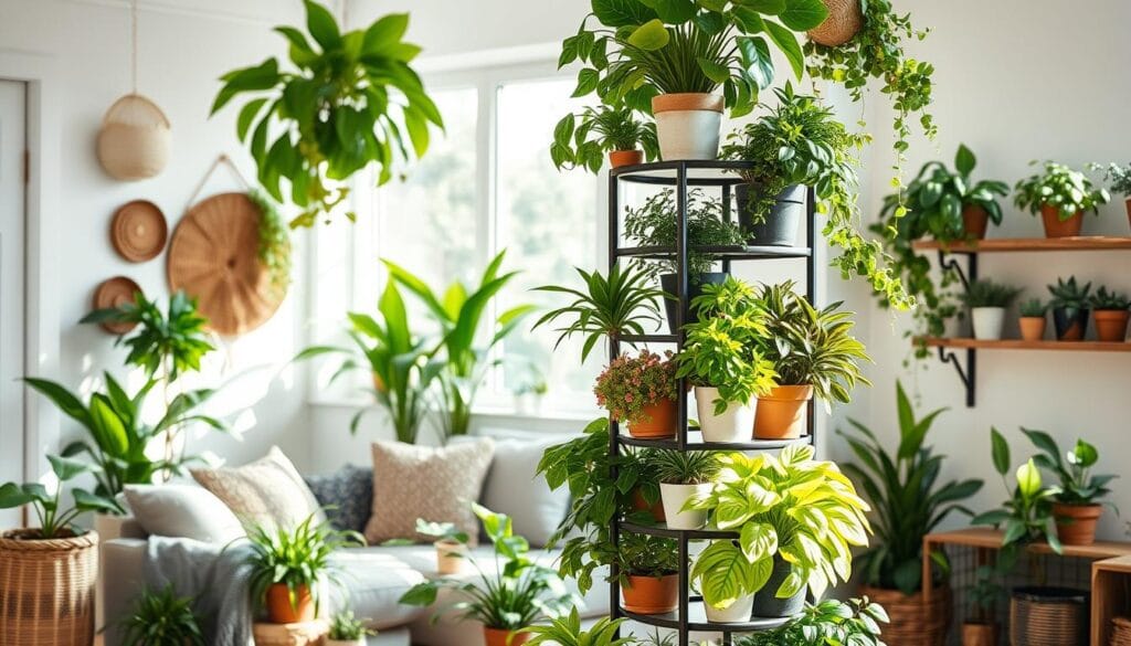 indoor plant tower