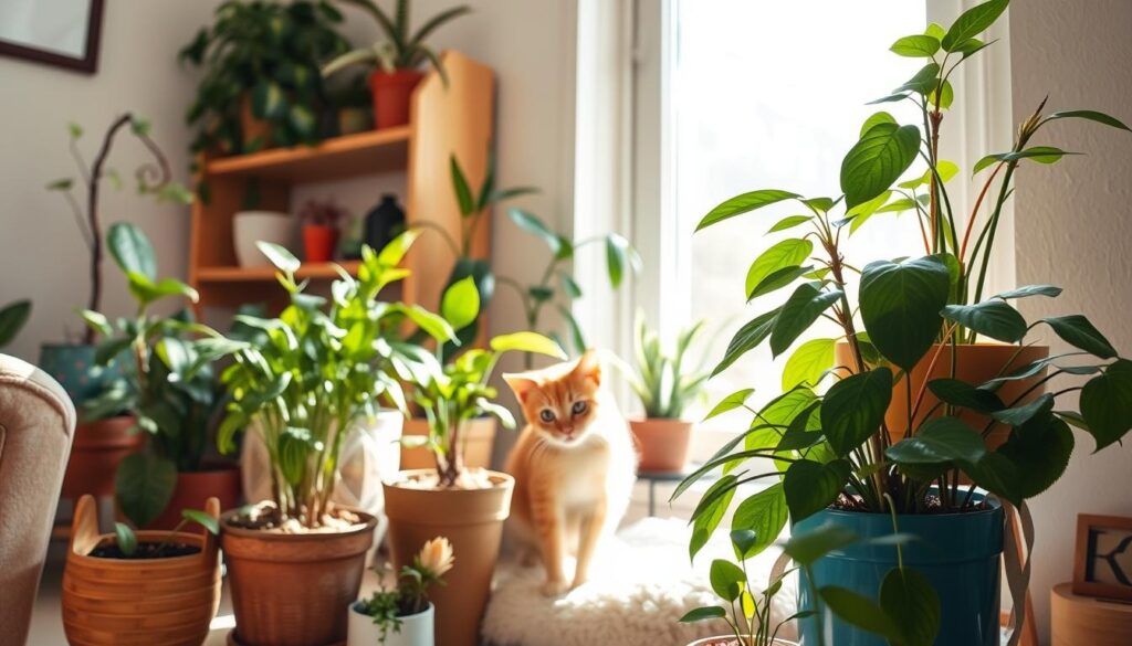 kitty-proof houseplants