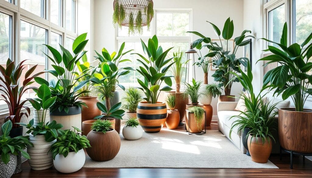 large indoor plant pots