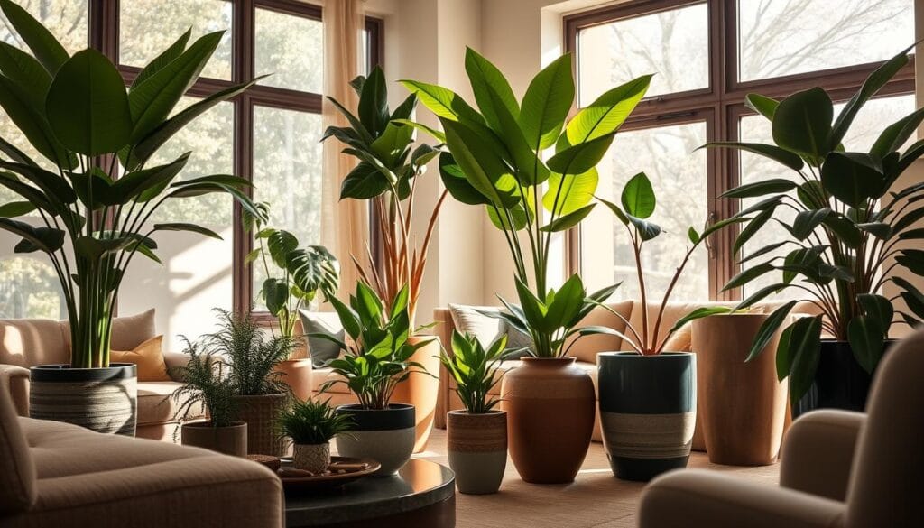 large indoor plant pots