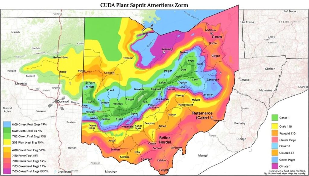 ohio usda plant hardiness map