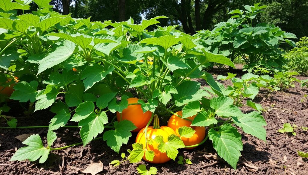 pumpkin growing