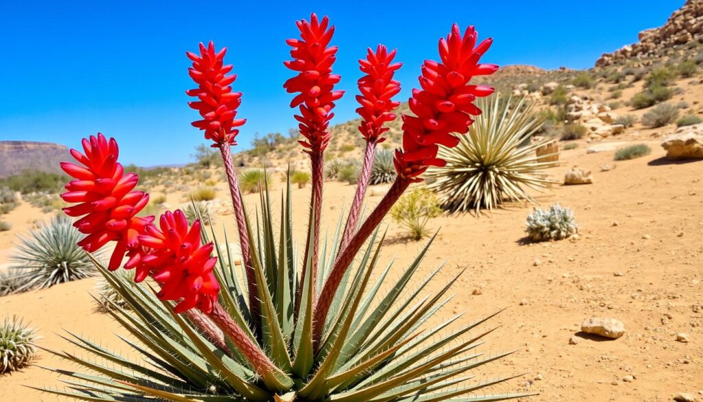 red yucca plant