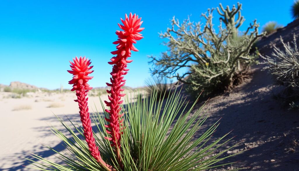 red yucca plant