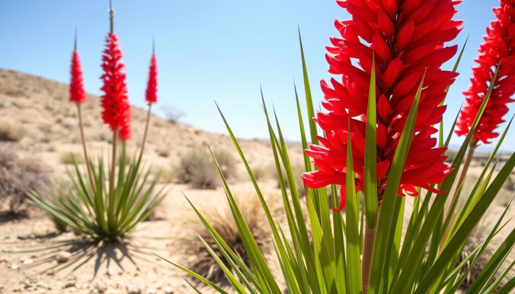 red yucca plant