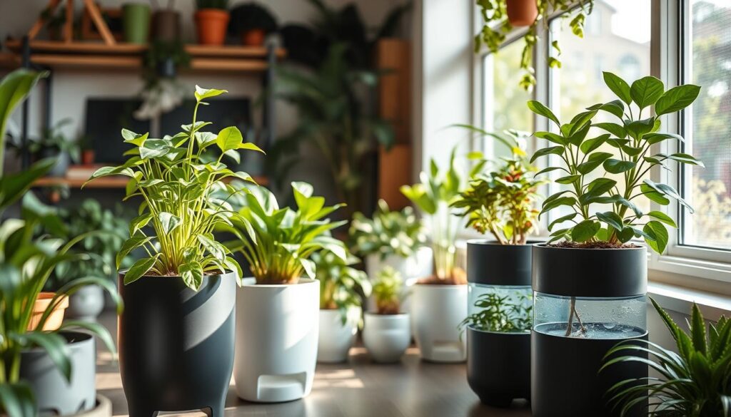 self-watering planters