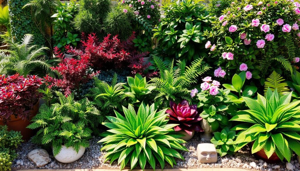 synthetic plants for gardens