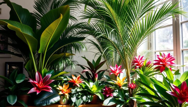 tropical indoor plants