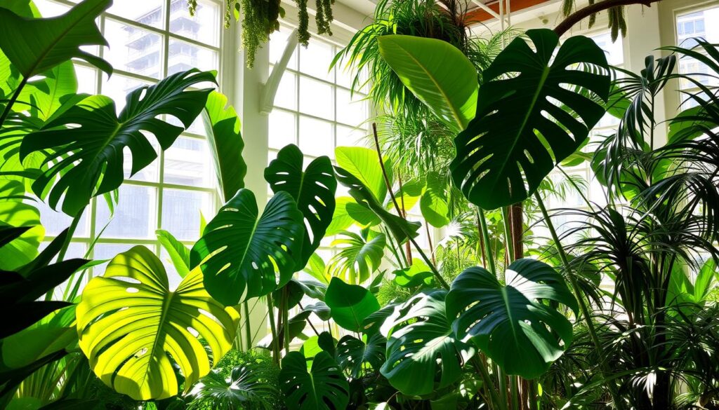 tropical indoor plants